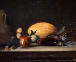 still life with melon and jug